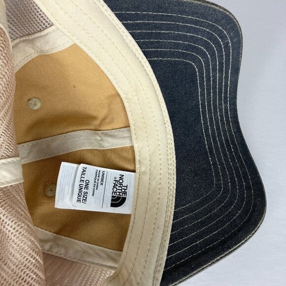 The North Face Gray Beige Snapback Adjustable Hat - Picture 6 of 6